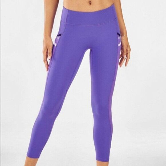 Fabletics Trinity MR Legging 7/8 Electric Violet - Picture 1 of 8